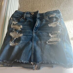 American eagle denim skirt